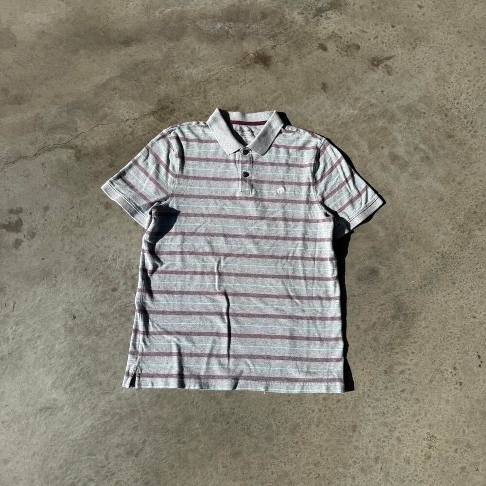 Y2K Banana Republic Horizontal Striped Polo Shirt